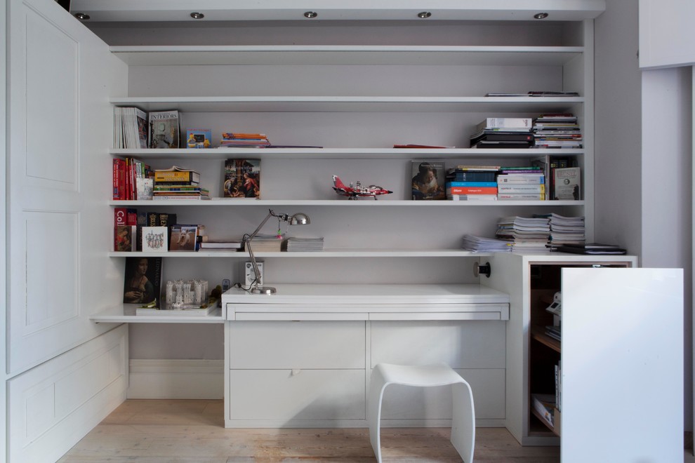 Inspiration for an eclectic home office remodel in London