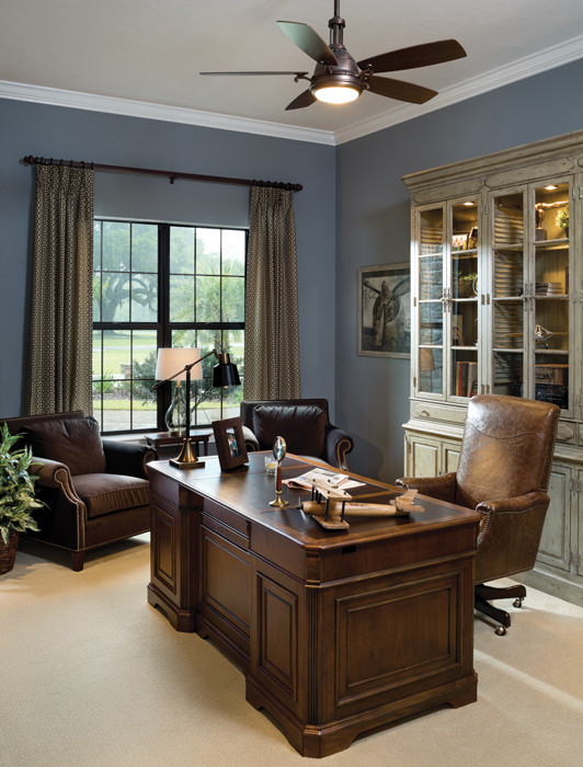 Elegant home office photo in Tampa