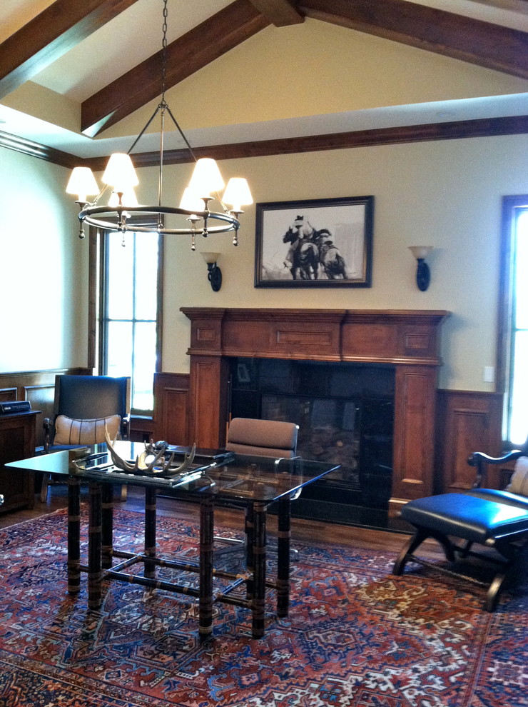 Elegant home office photo in Denver