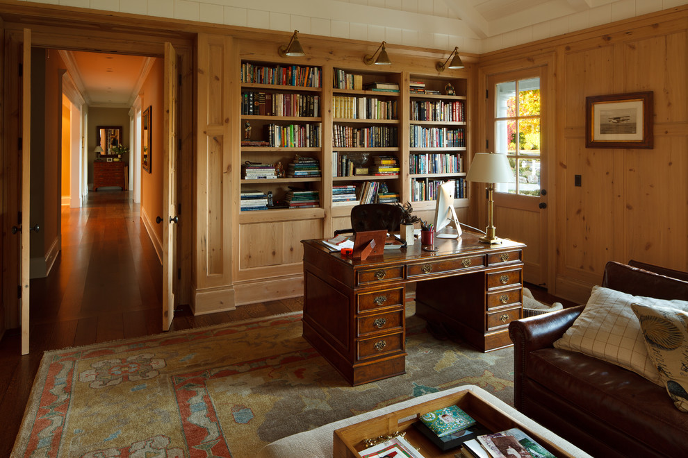 This is an example of a traditional home office in San Francisco.