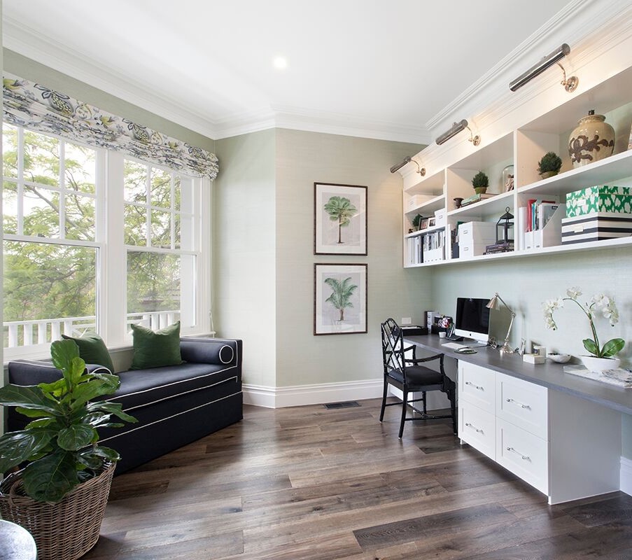 Hamptons Inspired Melbourne Home Home Office Melbourne by