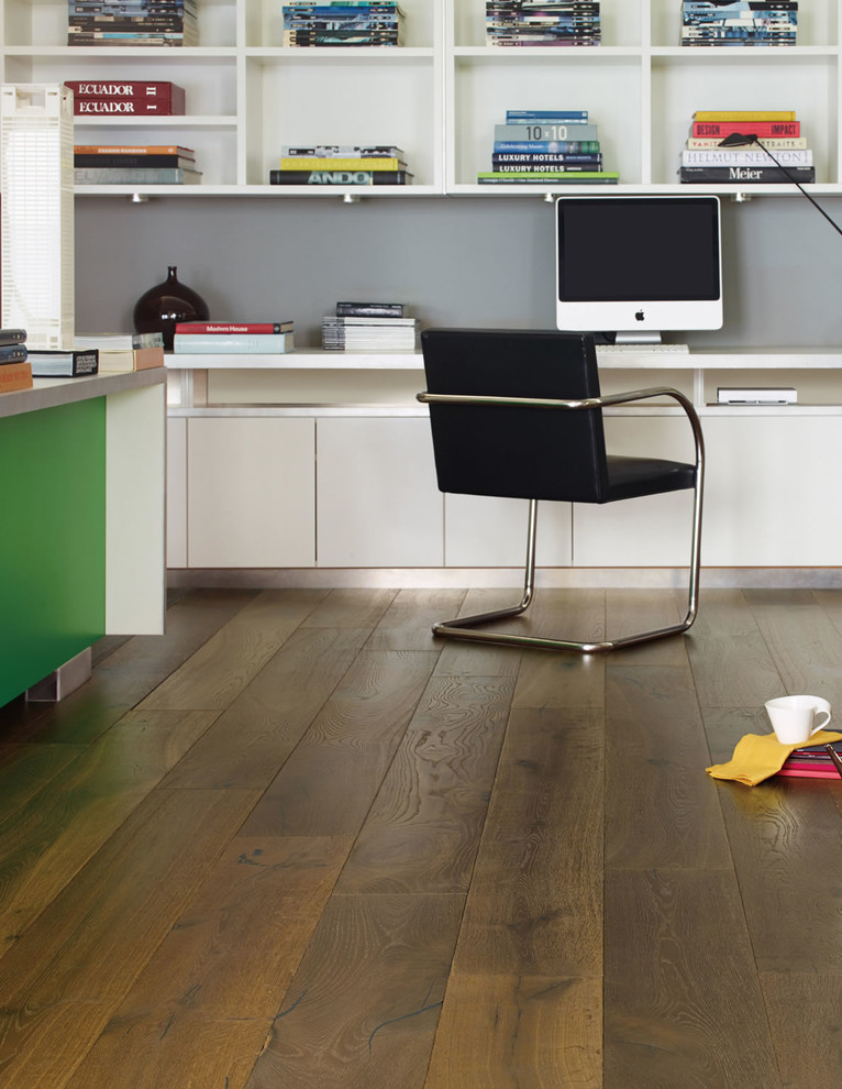 Hardwood & Bamboo Flooring Modern Home Office Los Angeles by