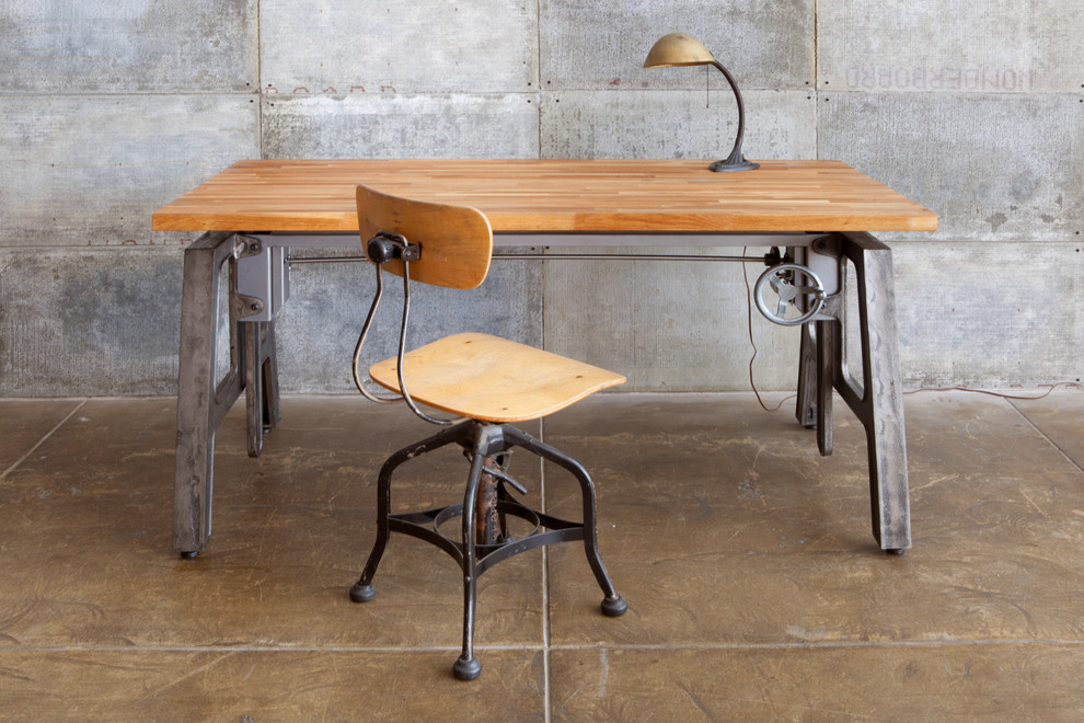 Height Adjustable Table Industrial Home Office Los Angeles by