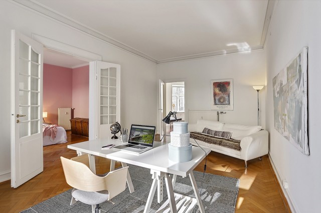 Herskabelig lejlighed - Scandinavian - Home Office & Library - Other - by  Busy Bees ApS | Houzz