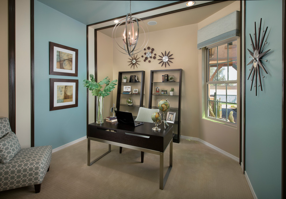 Higley Manor Phoenix, AZ Contemporary Home Office Phoenix by