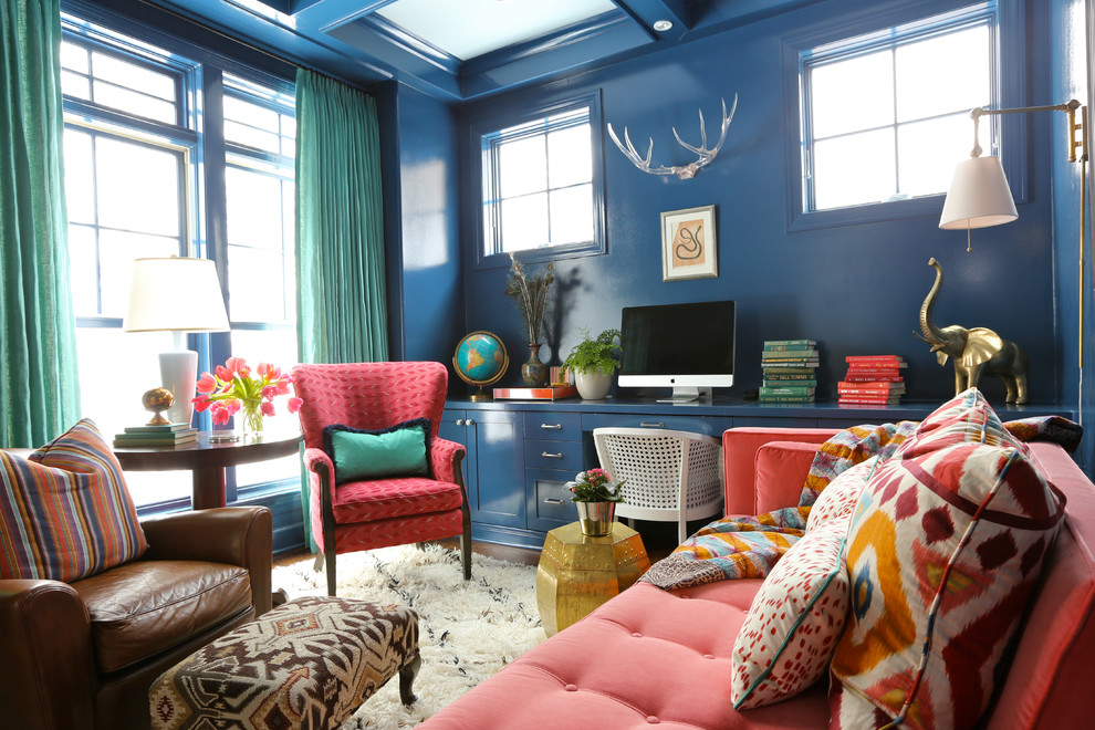 Eclectic home office photo in Chicago