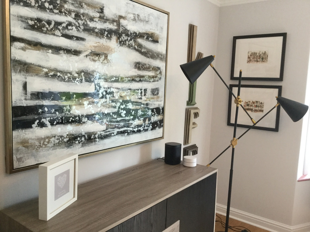 His n Hers Contemporay Office Contemporary Home Office Glasgow