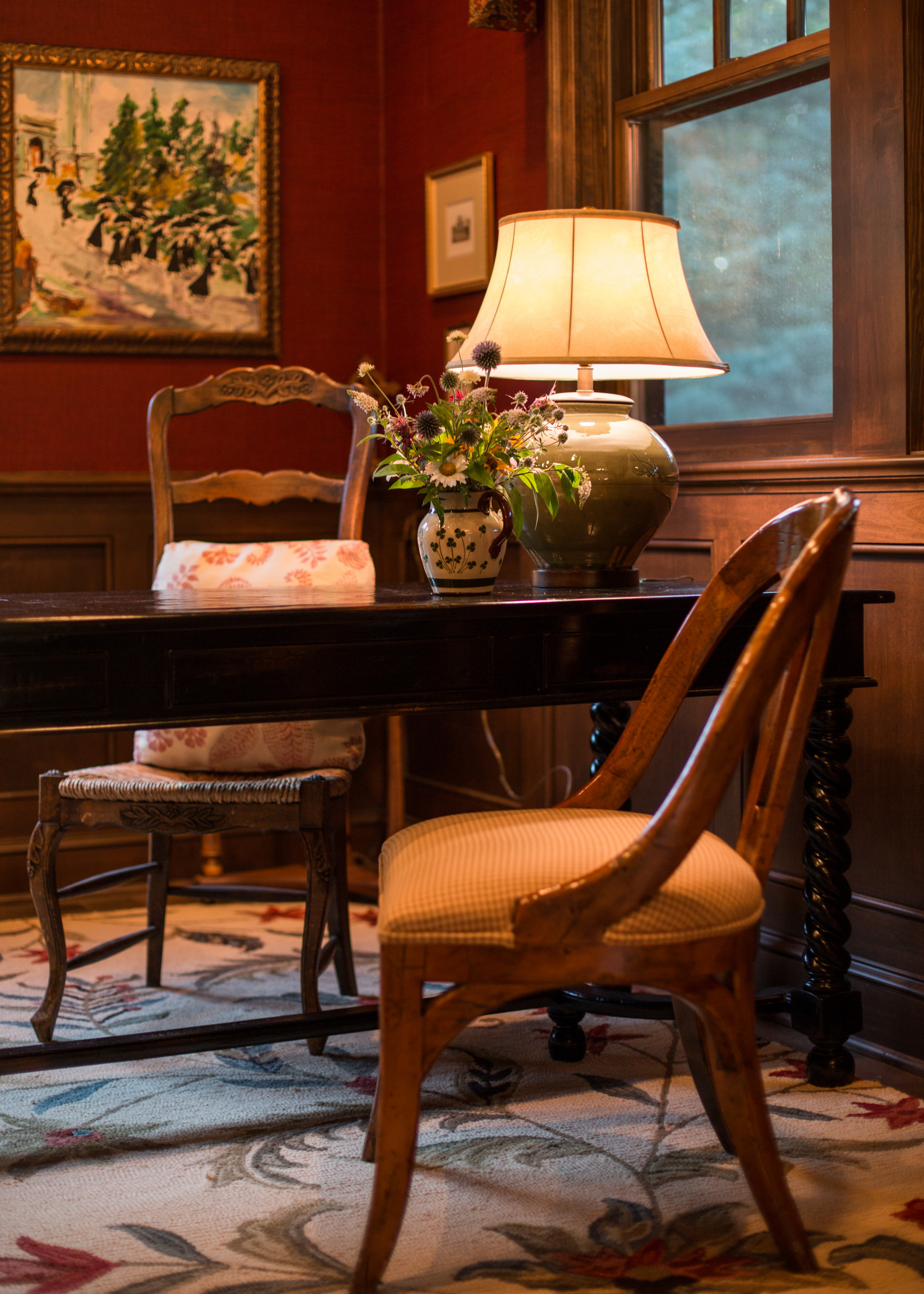 楽天市場】アンティーク（書斎机｜デスク）：インテリア・寝具・収納の