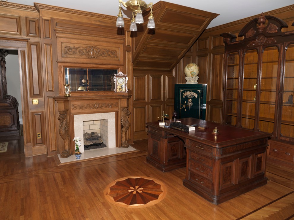 Идея дизайна: кабинет в викторианском стиле