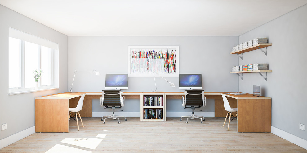 Home Office Ideas - Modern - Home Office - London - by Custom Desk ...
