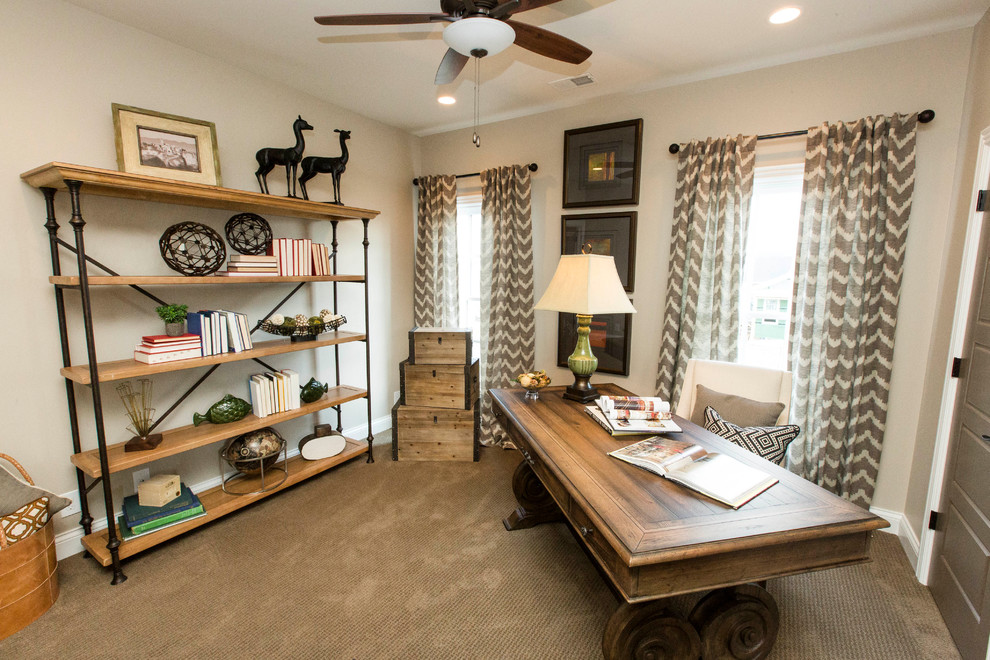 Inspiration for a transitional home office remodel in Louisville