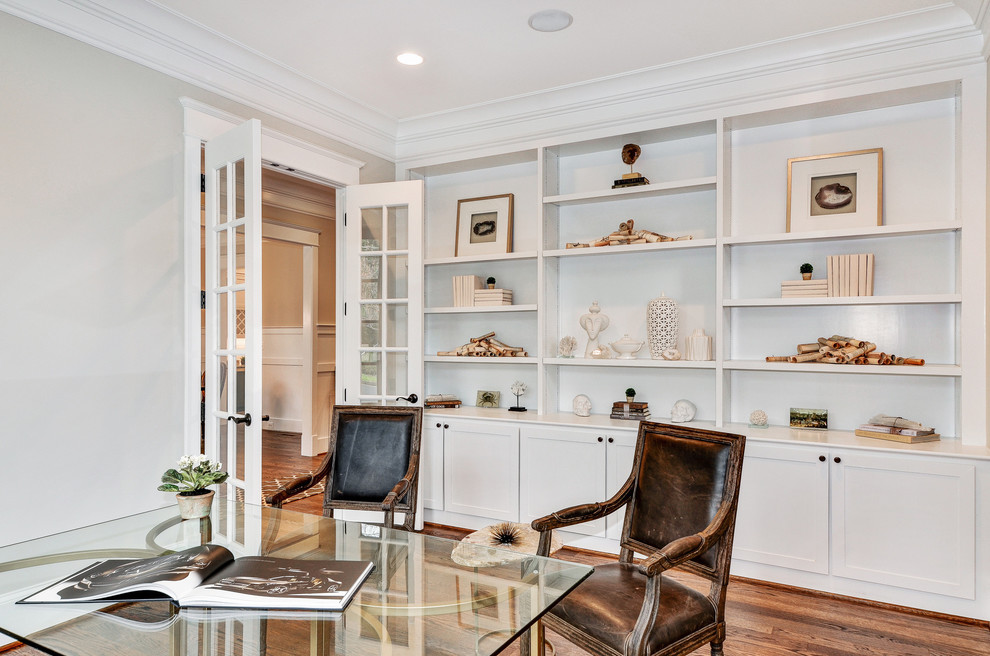 Home Office Transitional Home Office DC Metro by Suburban