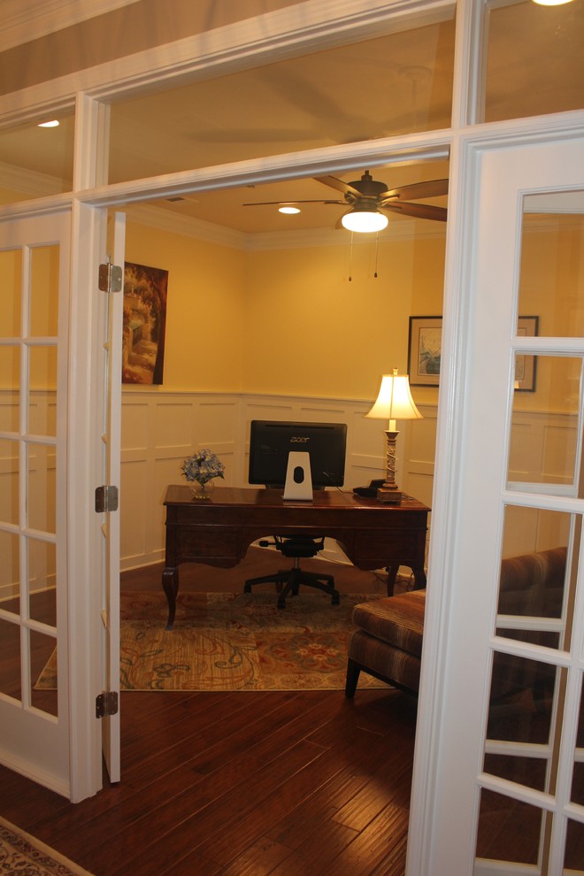 Home Office with Custom Wainscoting. - Eclectic - Home Office - Atlanta ...