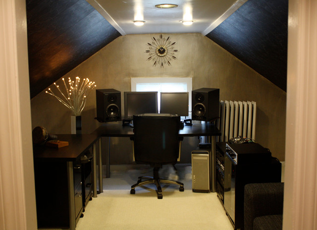 Home Studio/Office Design - Contemporain - Bureau à domicile - Raleigh -  par RC Shelter, LLC
