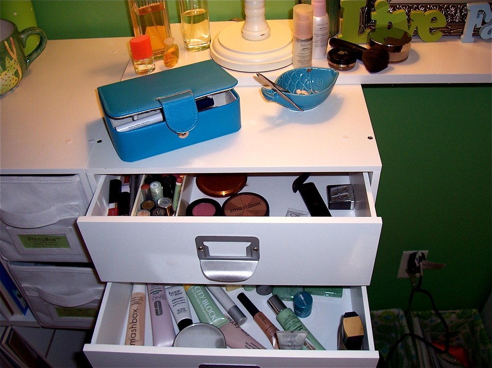 Homemade Makeup Vanity Modern Home Office Houzz
