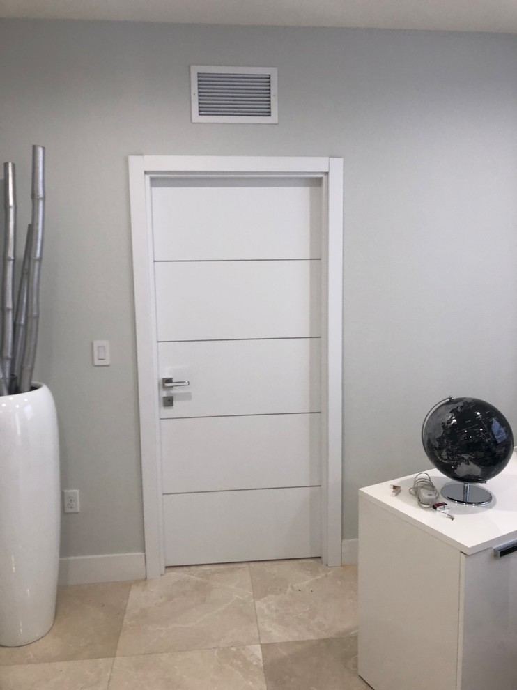 House in Hialeah Modern Home Office Miami by Indigo Doors Houzz