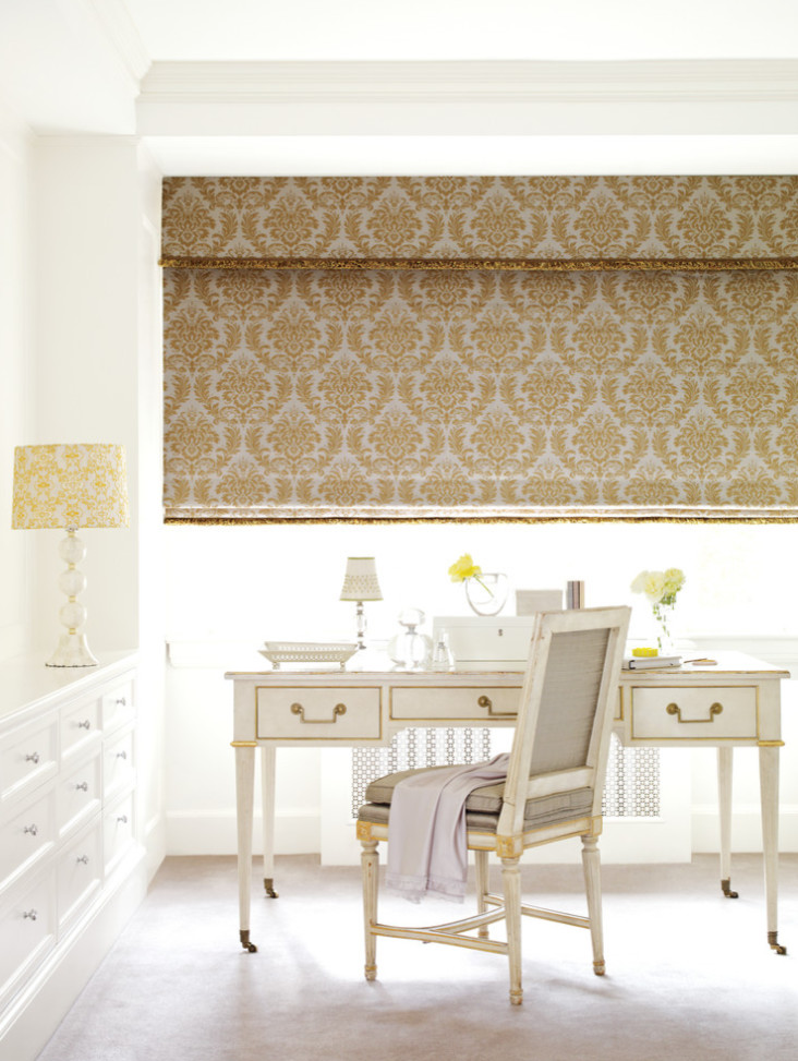 Hunter douglas roman shades classique bureau domicile new york