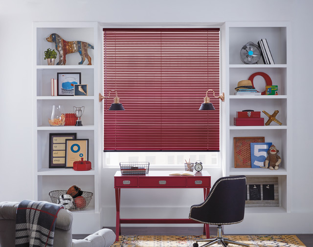 Hunter Douglas Window Treatments Contemporary Home Office Miami