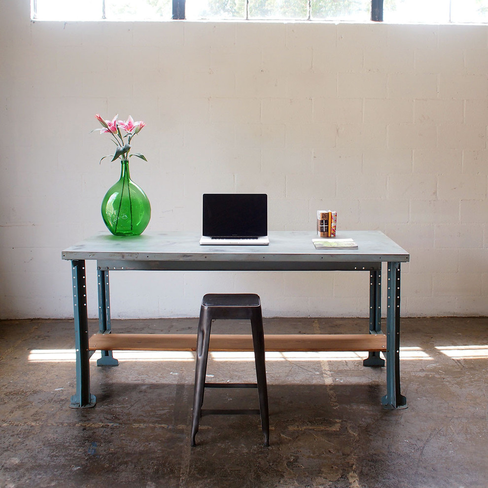 Example of a large urban freestanding desk study room design in Los Angeles