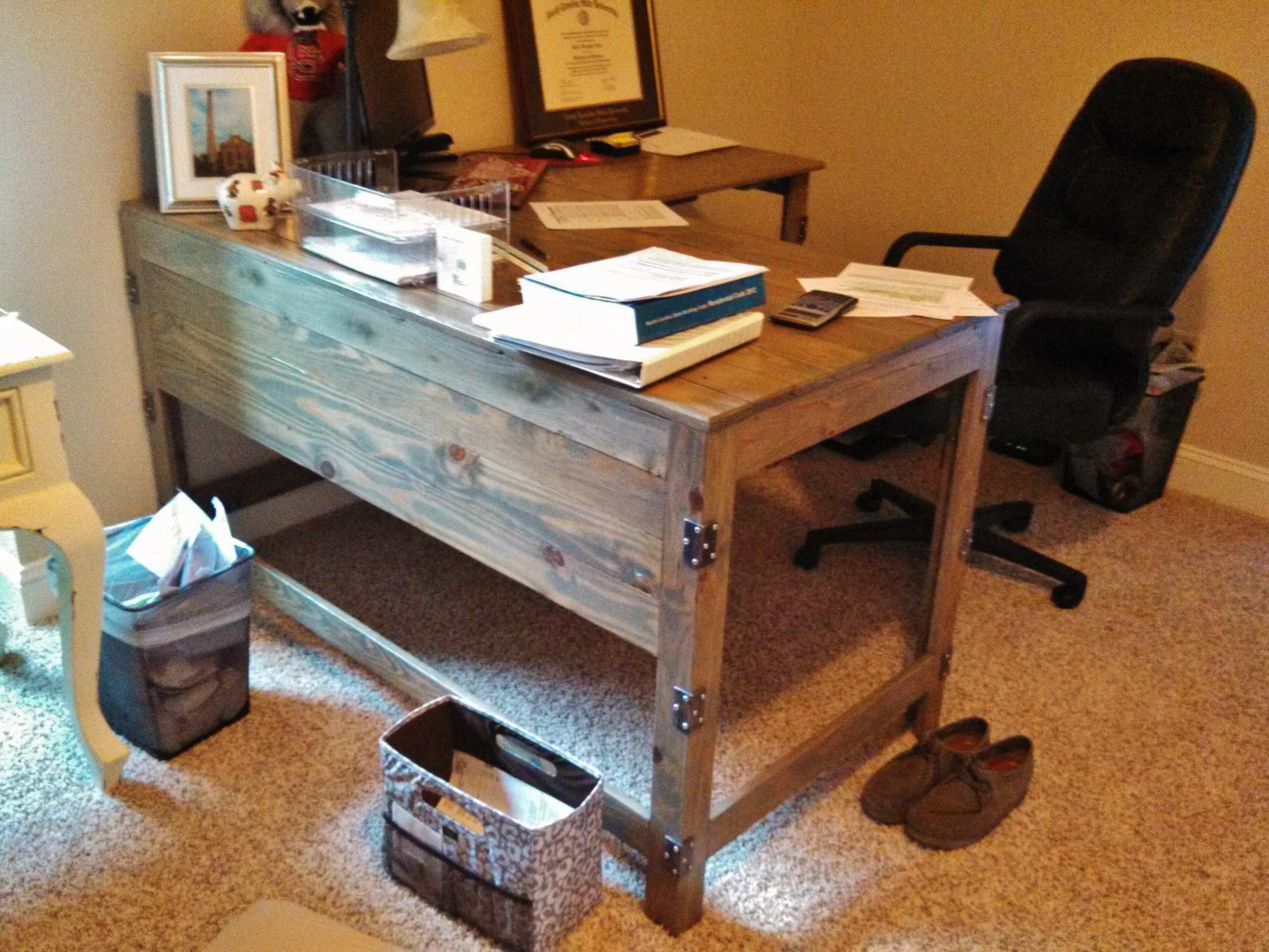 Industrial Rustic Fusion Reclaimed Wood, Rustic Reception Desk Industrial