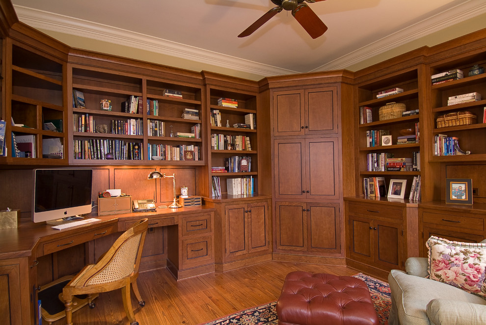 Elegant home office photo in Charleston