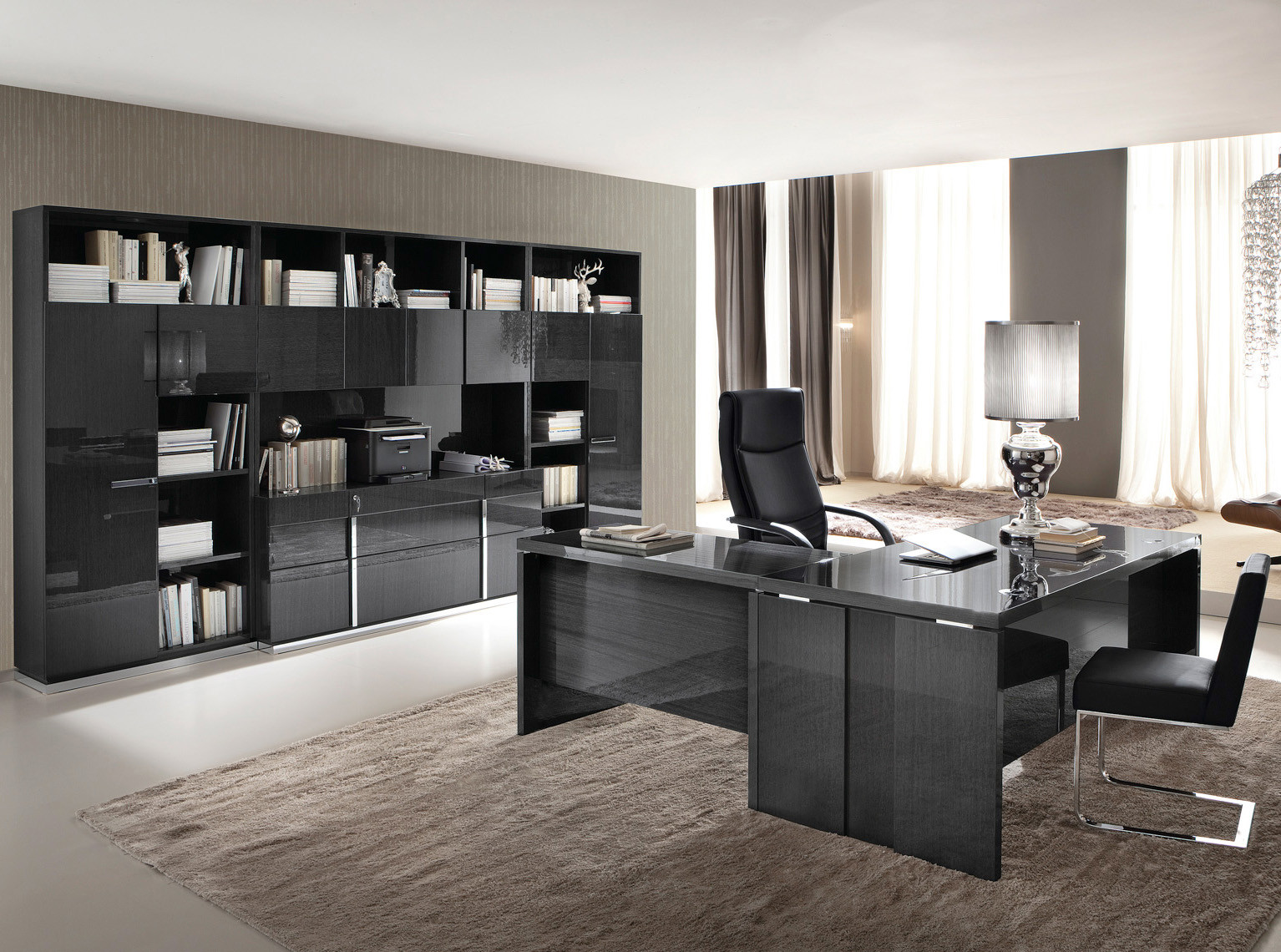 Italian Corner Office Desk MonteCarlo by ALF Italia - Modern - Home Office  - New York - by MIG Furniture Design, Inc. | Houzz