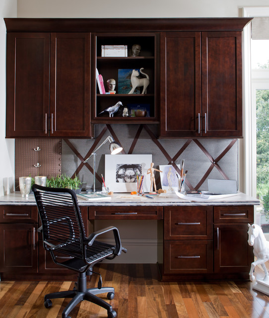 Java Cherry Desk - Traditional - Home Office - Other - by Moehl Millwork,  Inc. | Houzz IE