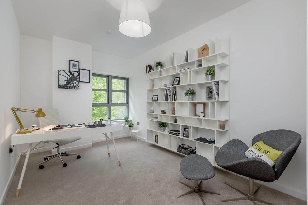 Juniper Water warehouse redevelopment Contemporary Home Office