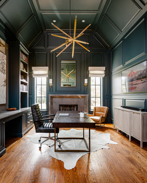 Keller Sophisticated Office - Transitional - Home Office - Dallas - by BRNS  Design | Houzz IE