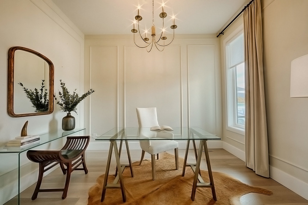 Keswick Showhome The Abigail II Modern Home Office Edmonton by Ace Lange Homes Houzz