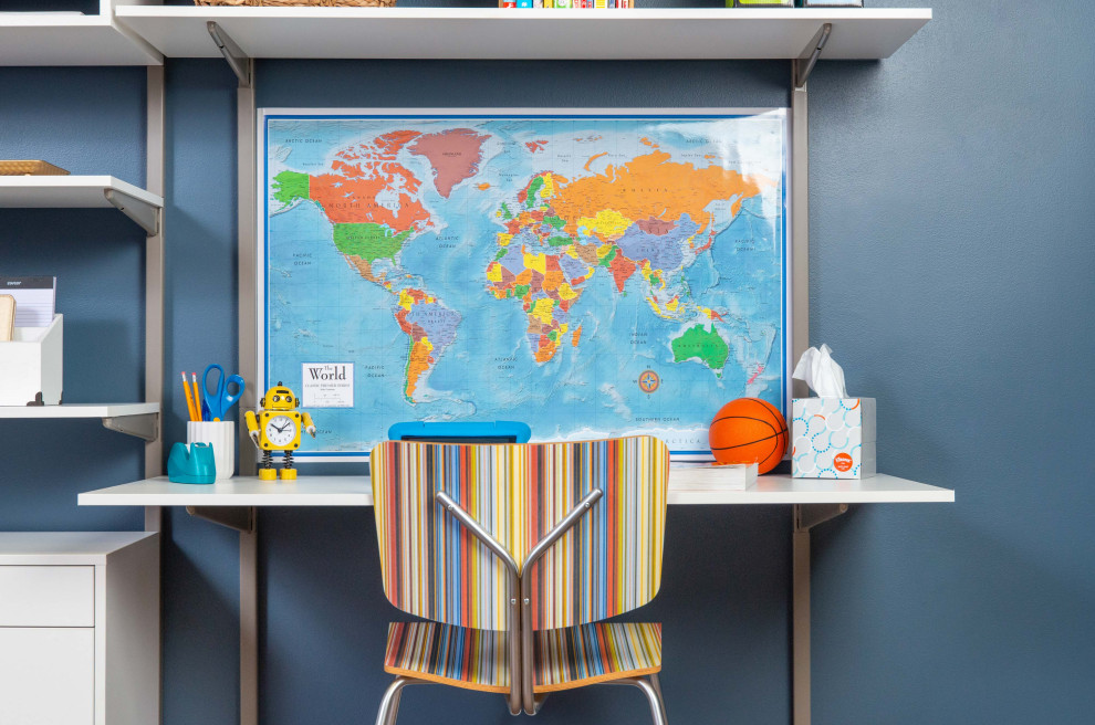 Kids Desk Modern Home Office Cincinnati by Organized Living Houzz