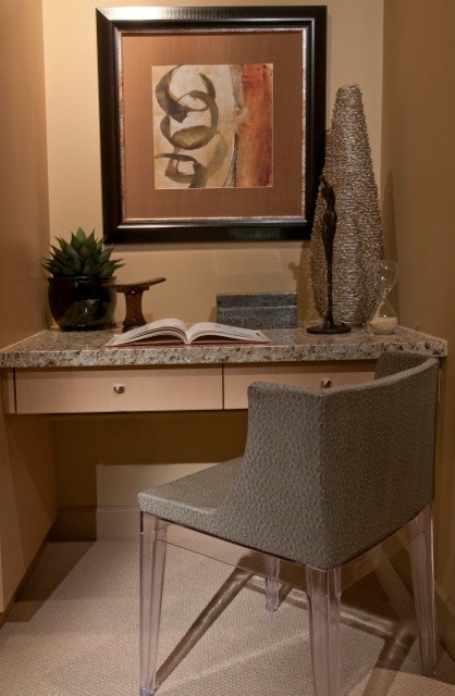 Inspiration for a contemporary home office remodel in Phoenix