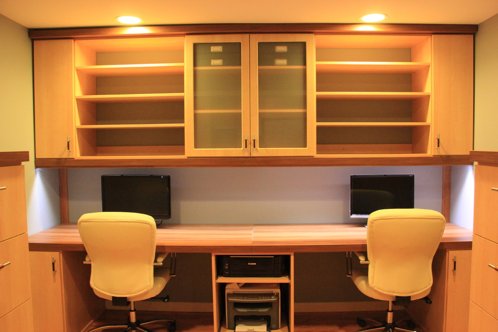 houzz home office in closet