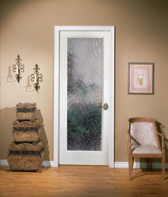Kona Decorative Glass Interior Door - Tropical - Home Office - Orange  County - by HomeStory Doors of Orange County | Houzz