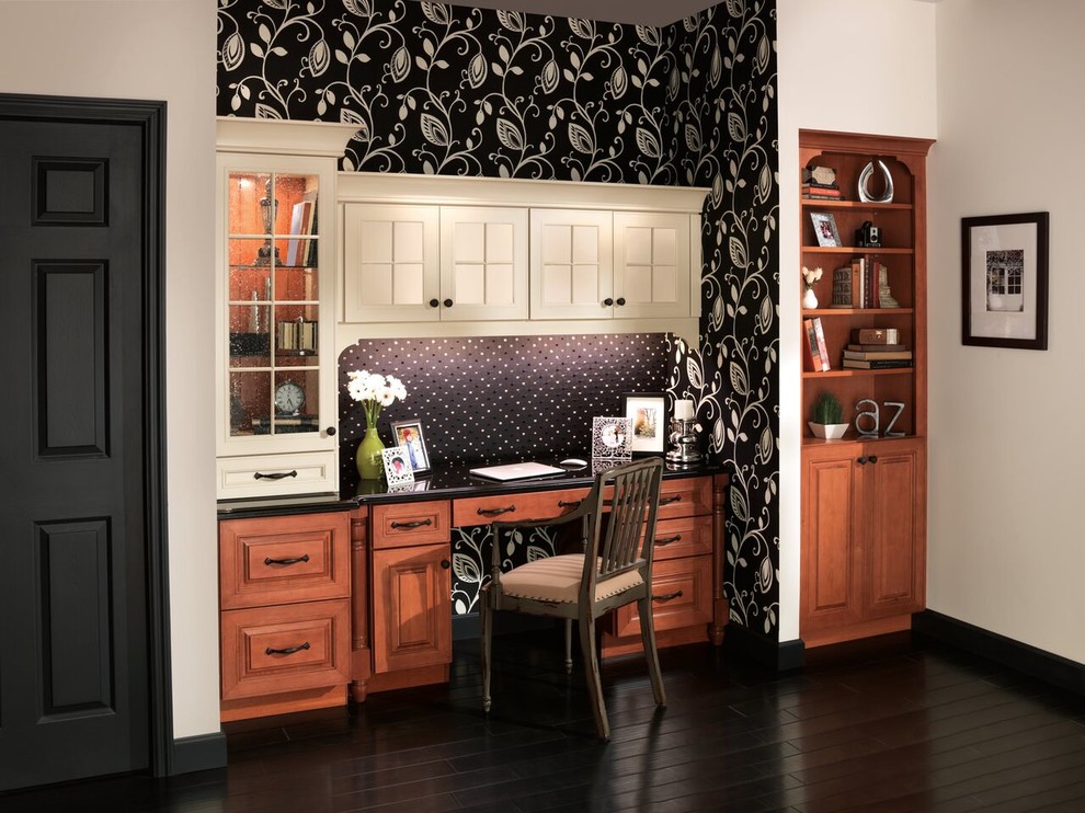 Kraftmaid Transitional Home Office Richmond by Tri