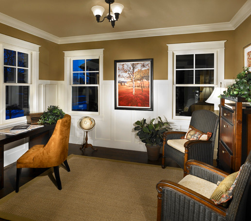 Inspiration for a classic home office in Denver.