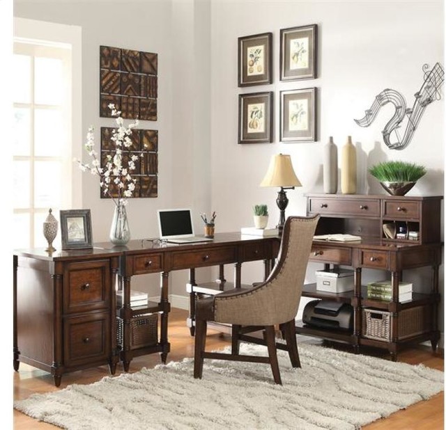 Lawrenceville Corner Desk by Riverside Furniture Traditional Home