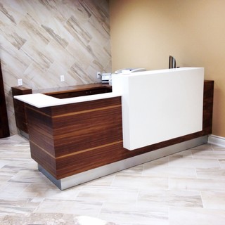 Office Front Desk - Stone City Kitchen & Bath Design