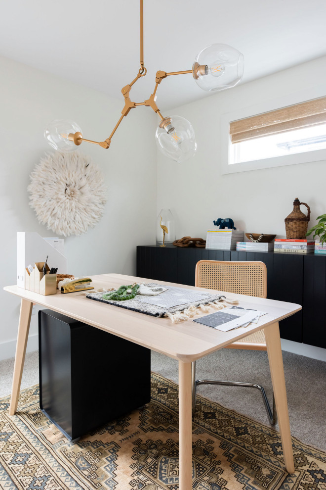 Inspiration for a scandi home office in Nashville.