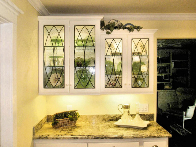 Leaded Glass Cabinet Inserts For