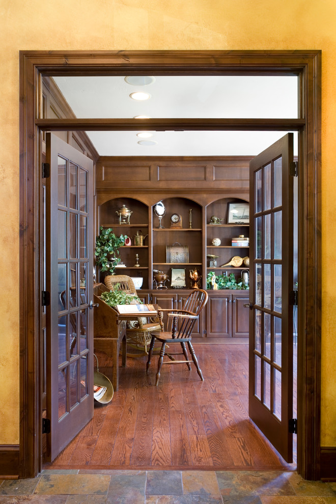 Inspiration for a classic home office in Kansas City.