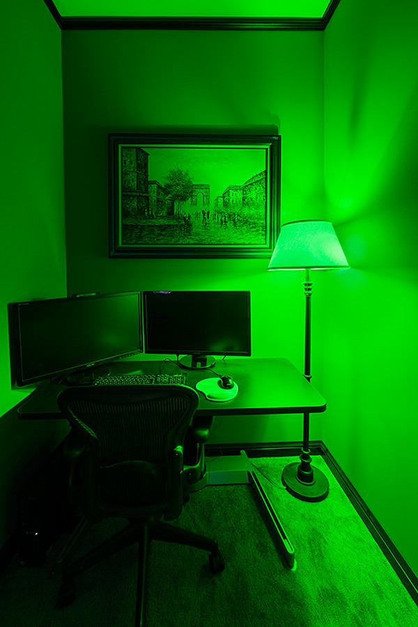 LED Home Office Accent Lighting Contemporary Home Office St Louis