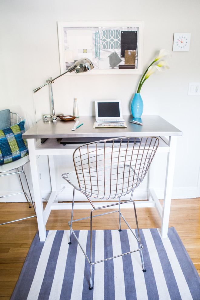 Light and Airy Home Office Contemporary Home Office New York by