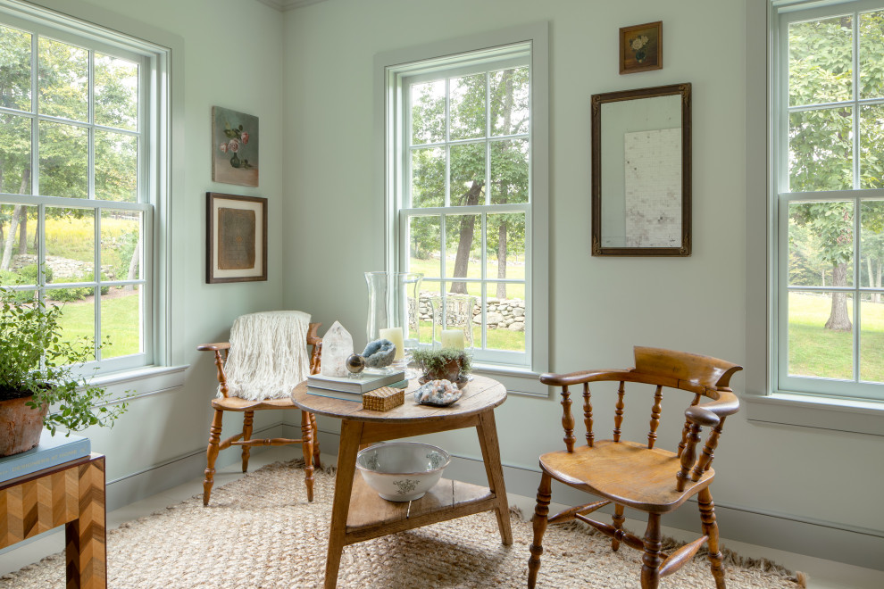Litchfield County Farmhouse Farmhouse Home Office New York by Joshua Smith Inc Houzz