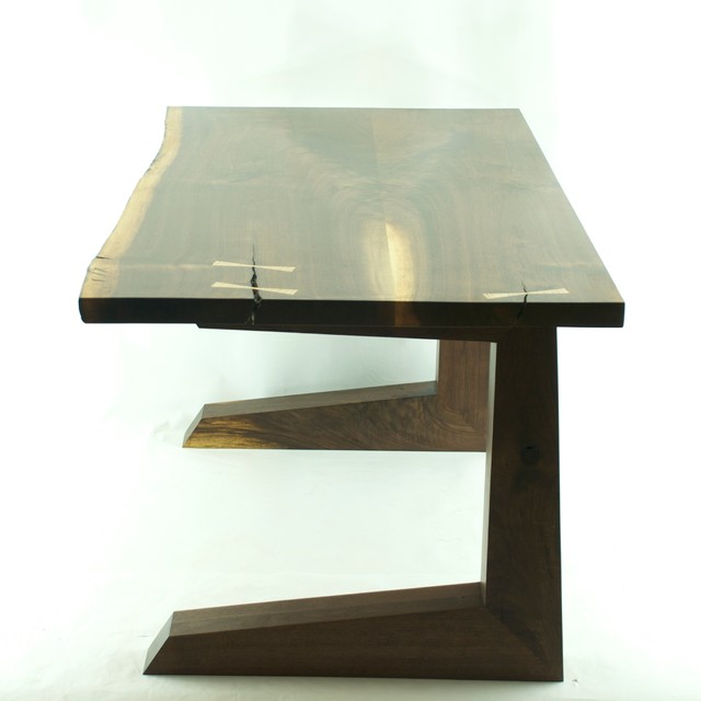 Live edge computer desk Contemporáneo Despacho Toronto de