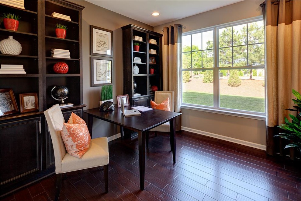 Inspiration for a timeless home office remodel in Raleigh