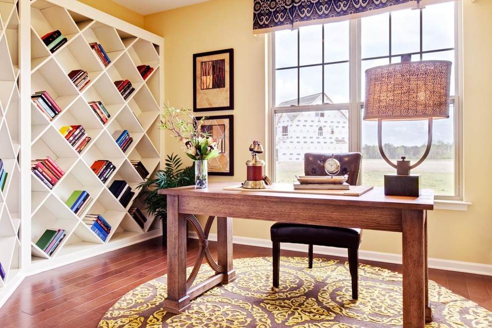 Home office - traditional home office idea in Raleigh