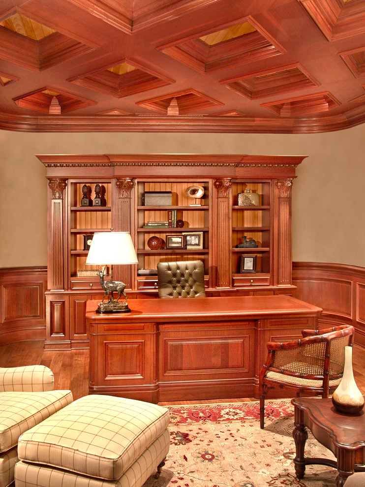 Mahogany Office Traditional Home Office Miami by Tracy Tyler