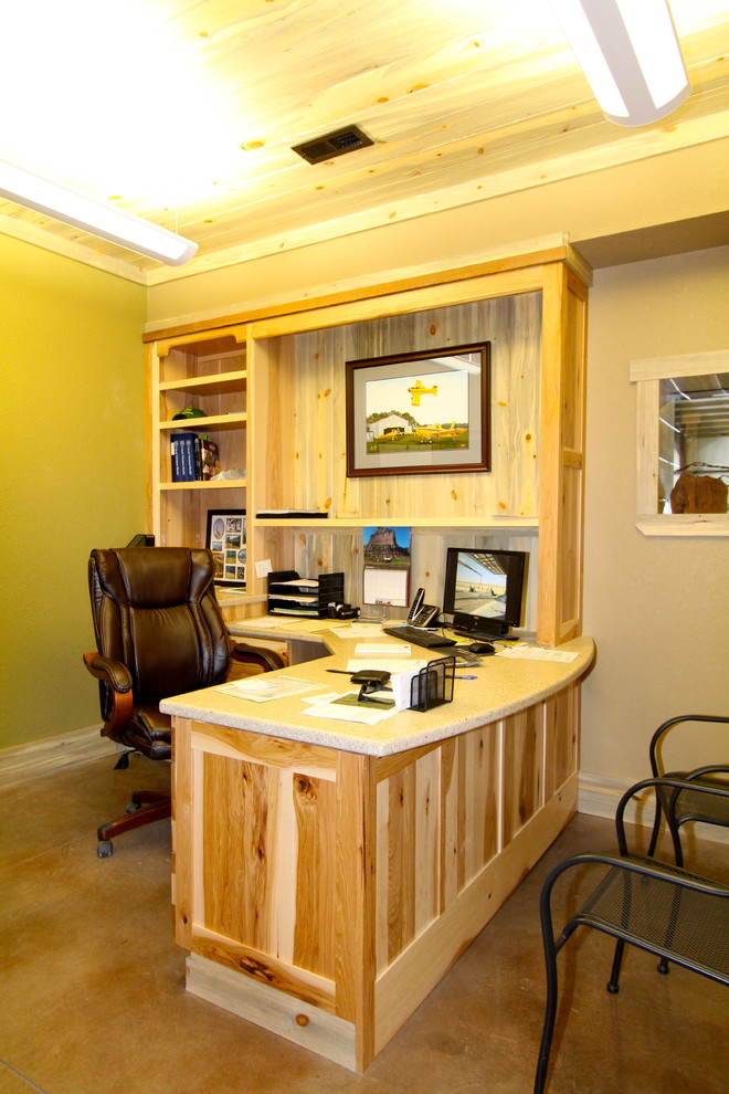 Man Cave Home Office Rustic Home Office Omaha by User Houzz
