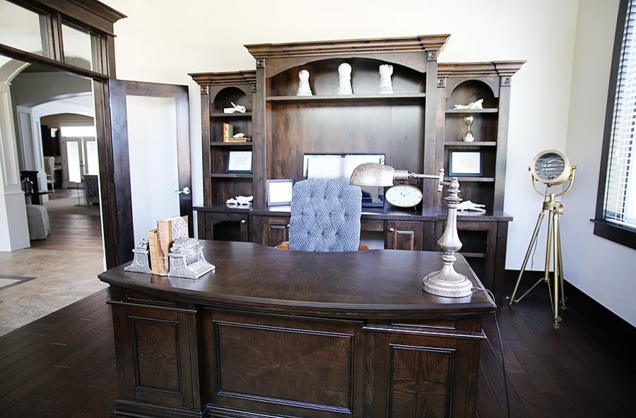Home office - transitional home office idea in Salt Lake City